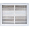 AirGuide RF-2FS 20x16 Return Air Filter Grille WHITE Screw Holes IN NECK of Unit NO Screw Holes in Face!. back view