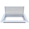 AirGuide RF-2FS 12x06 Return Air Filter Grille WHITE Screw Holes IN NECK of Unit NO Screw Holes in Face! filter View