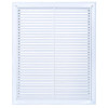 AirGuide RF-2FS 20x25 Return Air Filter Grille WHITE Screw Holes IN NECK of Unit NO Screw Holes in Face Front