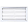 AirGuide RF-2FS 24x12 Return Air Filter Grille White Screw Holes in Neck of Unit NO Screw Holes in Face back View