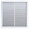 AirGuide RF-2FS 24x24 Return Air Filter Grille WHITE W/Filter Screw Holes IN NECK of Unit NO Screw Holes in Face back View