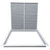 AirGuide RF-2FS 24x24 Return Air Filter Grille WHITE W/Filter Screw Holes IN NECK of Unit NO Screw Holes in Face back filter