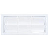 AirGuide RF-2FS 30x12 Return Air Filter Grille WHITE Screw Holes IN NECK of Unit NO Screw Holes in Face front view