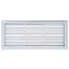 AirGuide RF-2FS 30x12 Return Air Filter Grille WHITE Screw Holes IN NECK of Unit NO Screw Holes in Face rear view