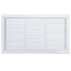AirGuide RF-2FS 30x16 Return Air Filter Grille WHITE Screw Holes IN NECK of Unit NO Screw Holes in Face front view