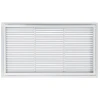 AirGuide RF-2FS 30x16 Return Air Filter Grille WHITE Screw Holes IN NECK of Unit NO Screw Holes in Face back view