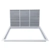 AirGuide RF-2FS 30x18 Return Air Filter Grille WHITE Screw Holes IN NECK of Unit NO Screw Holes in Face filter view