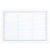 AirGuide RF-2FS 30x20 Return Air Filter Grille WHITE Screw Holes IN NECK of Unit NO Screw Holes in Face front view