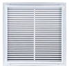 AirGuide RF-2FS 20x20 Return Air Filter Grille WHITE W/Screw Holes in Face back View