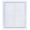 AirGuide RF-2FS 20x24 Return Air Filter Grille WHITE W/Screw Holes in Face Front view