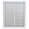AirGuide RF-2FS 20x24 Return Air Filter Grille WHITE W/Screw Holes in Face back view