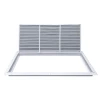 AirGuide RF-2FS 30x14 Return Air Filter Grille WHITE W/Screw Holes in Face filter view