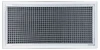 AirGuide Manufacturing, LLC AirGuide RA-AG-T 24x12 T-Bar Eggcrate Return Air Grille WHITE (1/2"x1/2"x1/2" Core) back View