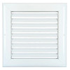 AirGuide RA 08x08 Return Air Grille WHITE Front View