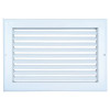 AirGuide RA 12x08 Return Air Grille WHITE Front View