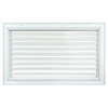 AirGuide RA 14x08 Return Air Grille WHITE rear View
