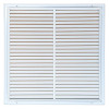 AirGuide RA 20x20 Return Air Grille WHITE back view