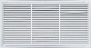 AirGuide RA 36x18 Return Air Grille WHITE back View
