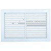 AirGuide RA 16x10 Return Air Grille WHITE Front View