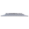 AirGuide Manufacturing, LLC  CBHML-1ME 08x08 1-Way Curved Blade Ceiling Register WHITE Side View