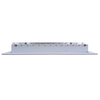 AirGuide Manufacturing CBML-2ME 14x08 2-Way Curved Blade Ceiling Register WHITE sIDE view