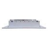 AirGuide Manufacturing CBML-4ME 08x08 4-Way Curved Blade Ceiling Register WHITE side View