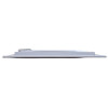 AirGuide Manufacturing CBHML-1ME 12x10 1-Way Curved Blade Ceiling Register White Side View
