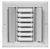 AirGuide Manufacturing, LLC AirGuide CBML-3ME 06x06 3-Way Curved Blade Ceiling Register WHITE