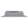 AirGuide Manufacturing, LLC AirGuide VML-ME 08x04 Single Deflection Sidewall Register WHITE side