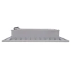 AirGuide VML-ME 08x06 Single Deflection Sidewall Register WHITE side