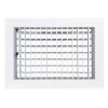 AirGuide VML-ME 12x08 Single Deflection Sidewall Register WHITE front View with damper open
