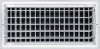 AirGuide VML-ME 14x06 Single Deflection Sidewall Register WHITE back view