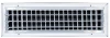 AirGuide VML-ME 16x04 Single Deflection Sidewall Register WHITE back view
