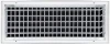 AirGuide VML-ME 20x06 Single Deflection Sidewall Register WHITE back view