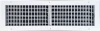 AirGuide VML-ME 24x06 Single Deflection Sidewall Register WHITE Front View with damper open