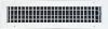 AirGuide VML-ME 20x04 Single Deflection Sidewall Register WHITe side view