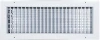 AirGuide VML-ME 18x06 Single Deflection Sidewall Register WHITE Front View