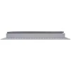 AirGuide VML-ME 18x06 Single Deflection Sidewall Register WHITE side view