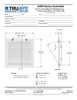 Truaire A290 24x16 WHITE Aluminum Bar Type Return Filter Grille Technical Document
