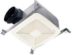 Broan QTXE150 Very Quiet Bath Fan, White Grille, 150 CFM, ENERGY STAR