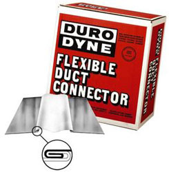 Duro Dyne MFN444 TDC/TDF 4"x4"x4" Neoprene Grip Loc Flexible Duct Connector