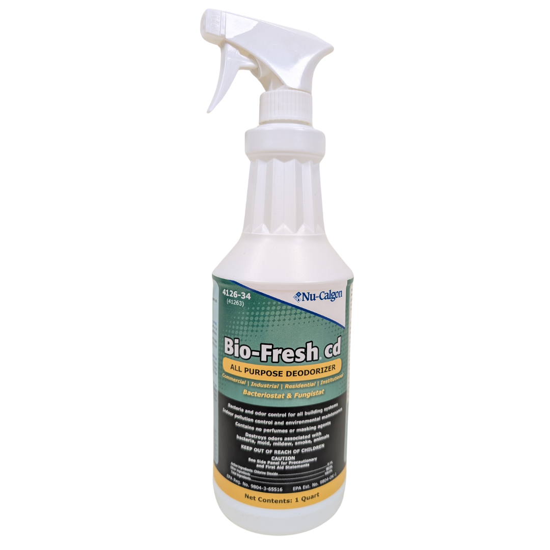 Nu-Calgon 4126-34 Bio-Fresh CD 1 Quart Spray Bottle