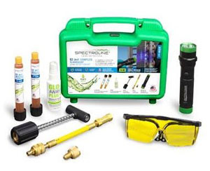 Spectroline SPE-HVLEZE EZ-Ject Complete Fluorescent Leak Detection Kit