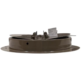 AirMate 800-D 06" Ceiling Diffuser Butterfly Damper Brown 1800006 side view
