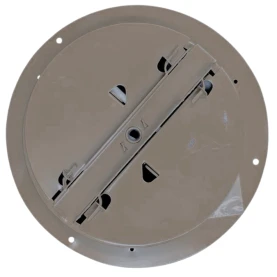 AirMate 800-D 06" Ceiling Diffuser Butterfly Damper Brown 1800006 back view