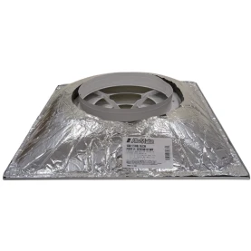 AirMate 1300-INSL-R6 24x24 12" Collar T-Bar 3 Cone Face Diffuser WHITE R6 03970012CWR, side View
