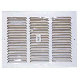 Truaire 14x10 170 Stamped Face Return Air Grille White Front
