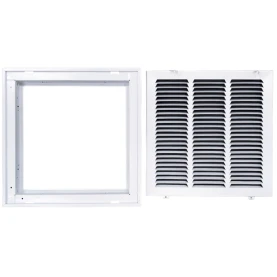 Truaire 190RF 14x14 Stamped / Removable Face Return Air Filter Grille Filter