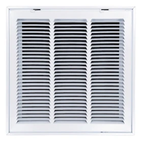 Truaire 16x16 190RF Stamped / Removable Face Return Air Filter Grille Front View