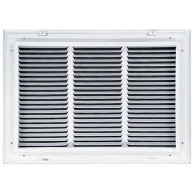 Truaire 18x12 190RF Stamped / Removable Face Return Air Filter Grille back view